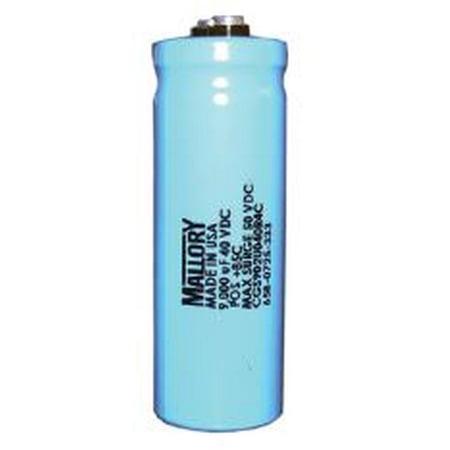

Cornell Dubilier/Mallory CGS451T450V3C Aluminum Electrolytic Capacitor - Radial - Screw Terminals - 450uF (â€“10 +50%) - 450VDC - 2in dia x 3.125in high
