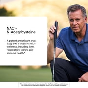 THORNE - NAC - N-Acetylcysteine - 500mg - Supports Respiratory Health and Immune Function*; Promotes Liver and Kidney Detox - 180 Capsules