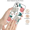 thumbnail image 2 of Boho Elephant Case Compatible with iPhone 14,Unique Art Design TPU Bumper Cover Case, 2 of 6
