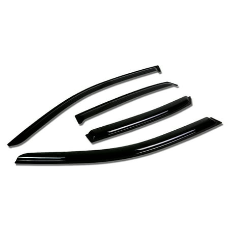 - For 2002 to 2008 Audi A4 / S4 / RS4 Sedan 4pcs Window Vent Visor Deflector Rain Guard (Dark Smoke) 03 04 05 06 07