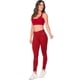 thumbnail image 2 of Leggin Deportivo 37683 Babalú ® | UNITALLA rojo Unitalla Babalu 37683 Básico cintura alta, 2 of 2