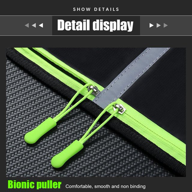 Riñoneras impermeables para deportes Fanny, riñoneras reflectantes para montar en negro Sywqhk Para Estrenar