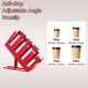 thumbnail image 3 of Dispensador de Tazas de Papel, Soporte Ajustable para Tazas de Café y Tapa para Estación de Café de Mostrador, Rojo, 3 of 6