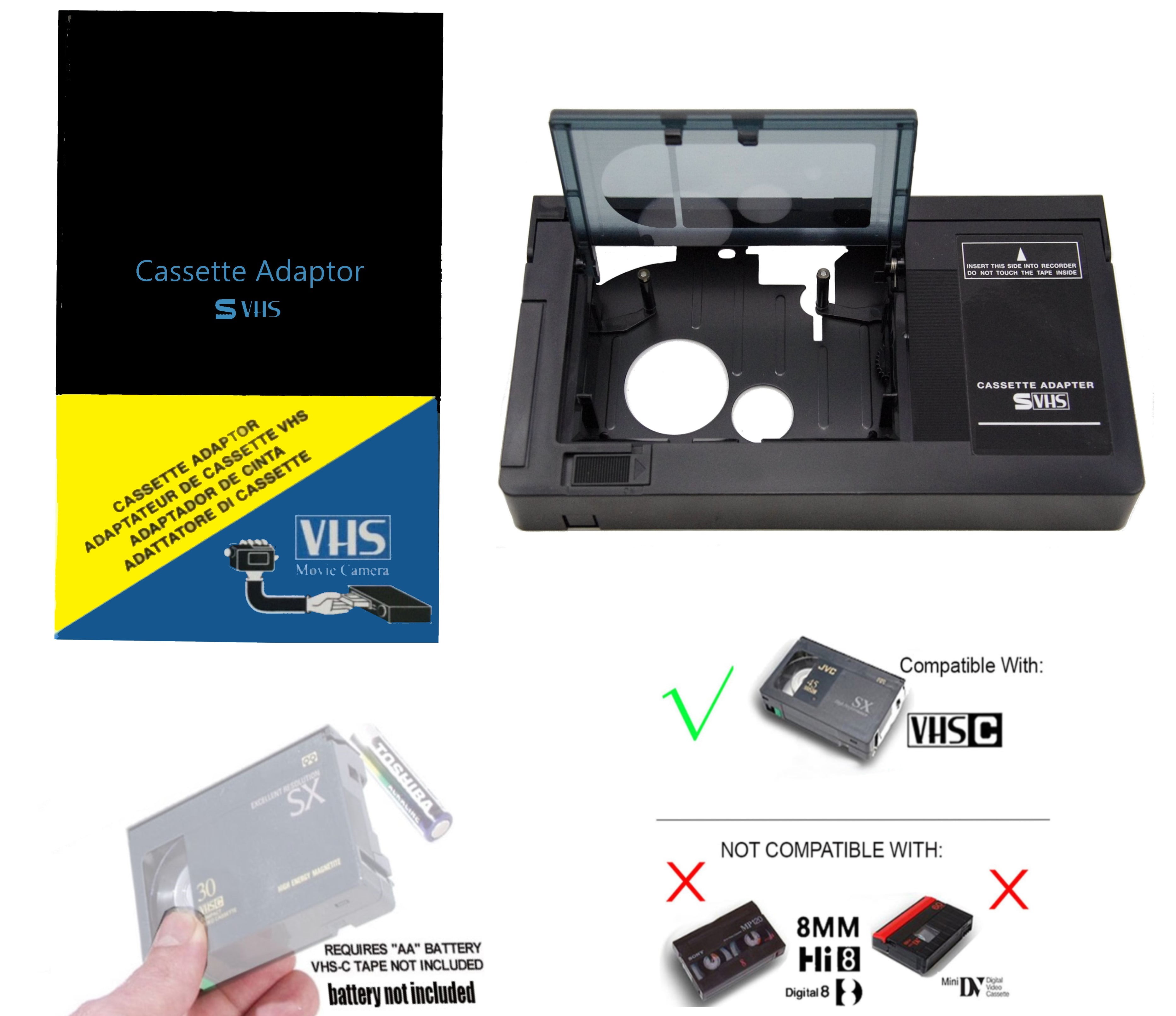 Rahmen Literatur Känguru adapter 8mm video cassette Zuletzt Burgund ...