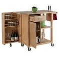 thumbnail image 2 of Winsome Wood Douglas Utility Kitchen Cart, Natural Finish, 2 of 14