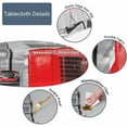 thumbnail image 3 of London Symbols Round Fitted Tablecloth Big Ben Double Decker Bus Red Phone Booths England Elastic Edge Tablecloth Waterproof Oilcloth Table Cover for 40"-44", 3 of 6