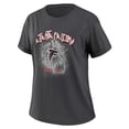 thumbnail image 2 of Women's WEAR by Erin Andrews Charcoal Atlanta Falcons Boyfriend T-Shirt, 2 of 3