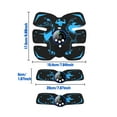 thumbnail image 3 of On Sale Clearance! Fitness & Yoga Equipment, Fitness Belt Abs Stimulator Full Body Ab/Arm Trainer Abs Trainer Electronic Toning Belts Home Workout For Abdomen/Waist/Leg/Arm, Outdoor Sport, 3 of 6