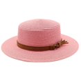 thumbnail image 3 of Classic British Summer Sun Hat with Flat Top for Travel Casual Style Daily Leisure Wear, 3 of 3