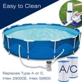 thumbnail image 2 of Type A or C Pool Filter Compatible with Intex 29000E / 59900E, Summer Waves Above Ground Pools, Easy Set Pool Filters (12-Pack), 2 of 6