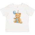 thumbnail image 3 of Inktastic First Birthday Cute Teddy Bear with Balloon Boys or Girls Baby T-Shirt, 3 of 5
