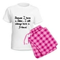 thumbnail image 5 of CafePress - Because I Have A Sister, I Will Always Have A Fri - Women's Short Sleeve Print T-Shirt and Pants Light Cotton Pajama Set, 5 of 7