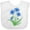AA-White, variant on Inktastic Cornflower Boys or Girls Baby Bib