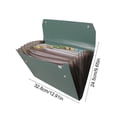 thumbnail image 3 of Carpeta archivadora tipo acordeón | Organizador de documentos de 12 bolsillos | Almacenamiento de papel A4 | Archivador de plástico expandible para oficina, hogar y escuela, 3 of 6