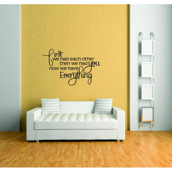 Wall Design Pieces First We Had Each Other 20 X 20"