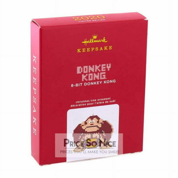 2020 8-Bit Donkey Kong (Donkey Kong) Hallmark Keepsake Christmas Tree Ornaments QXE3584