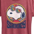 thumbnail image 3 of Peanuts - Groovy Snoopy - Women's Short Sleeve Graphic T-Shirt, 3 of 6