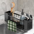 thumbnail image 5 of Multi-functional Kitchen Sink Storage Rack - Countertop Sponge & Dishcloth Drain Organizer, Durable Sink-Side Rack for Kitchen Essentials, for Valentine's Day Dinner Prep & Kitchen Tidying, D, 5 of 5