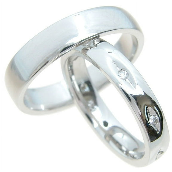 925 Sterling Silver Matching Rings for Couples and Wedding Bands
