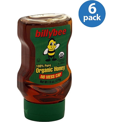 Billy Bee 100% Pure Organic Honey, 13 oz, (Pack of 6) by Generic
