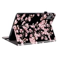 thumbnail image 4 of Dteck Flower Pattern Case for Lenovo Tab M11 11-inch TB330FU TB330XU 2024,PU Leather Card Slots Case with Multi-Angle Viewing Shockproof Stand Full Body Protection Cover,Plum blossom, 4 of 5