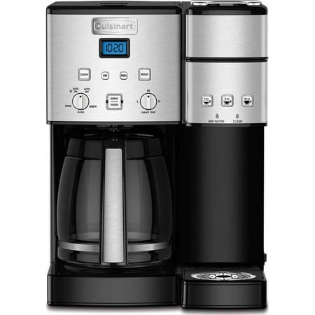 Cuisinart SS-15 12-Cup Coffee Maker & Single-Serve Brewer, Stainless Certified
