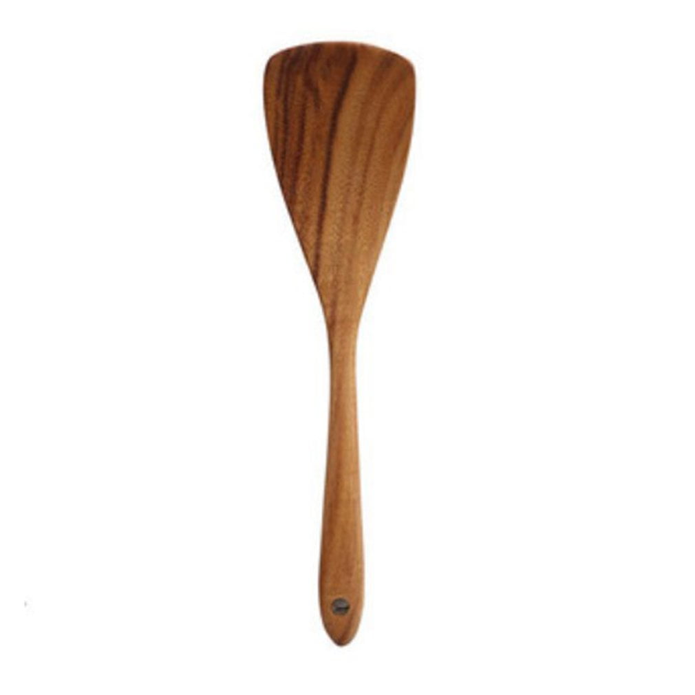 Draining Spoon Pacific Merchants 7" Olivewood Wooden Olive Serving 