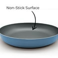 thumbnail image 3 of Starbasix 12" (30cm) Fry Pan, Non-Stick, Pressed Aluminum, Easy Cleaning, Blue, 3 of 5