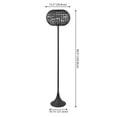 thumbnail image 4 of JONATHAN Y Jaemin 58" Modern Coastal Faux Rattan Integrated Indoor/Outdoor LED Solar Powered Floor Lamp, Black, JYL2601A, 4 of 5