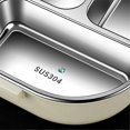 thumbnail image 2 of Portable Lunch Box Insulated Lunchbox Office Worker Students Stainless Steel Sealed Bento Box Microwave Heating, 2 of 5