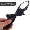 thumbnail image 2 of Miangastore Nœud Papillon pour Enfants en Polyester Imprimé Ajustable pour Hommes Garçons, 2 of 9