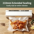 thumbnail image 2 of Vacuum Sealer Machine, 60KPa Strong Suction for Dry and Wet Food Preservation, Compact Automatic Food Sealer with Bags Included, 2 of 6