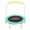 Teal/White, variant on Fisher-Price WonderJump 36" Round Indoor Trampoline Kids Toddler Toy, Multicolor