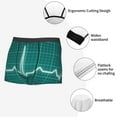 thumbnail image 5 of Kdxio Men's Boxer Briefs with ECG Wave Print - Comfortable and Breathable Underwear for Everyday Wear, 5 of 7
