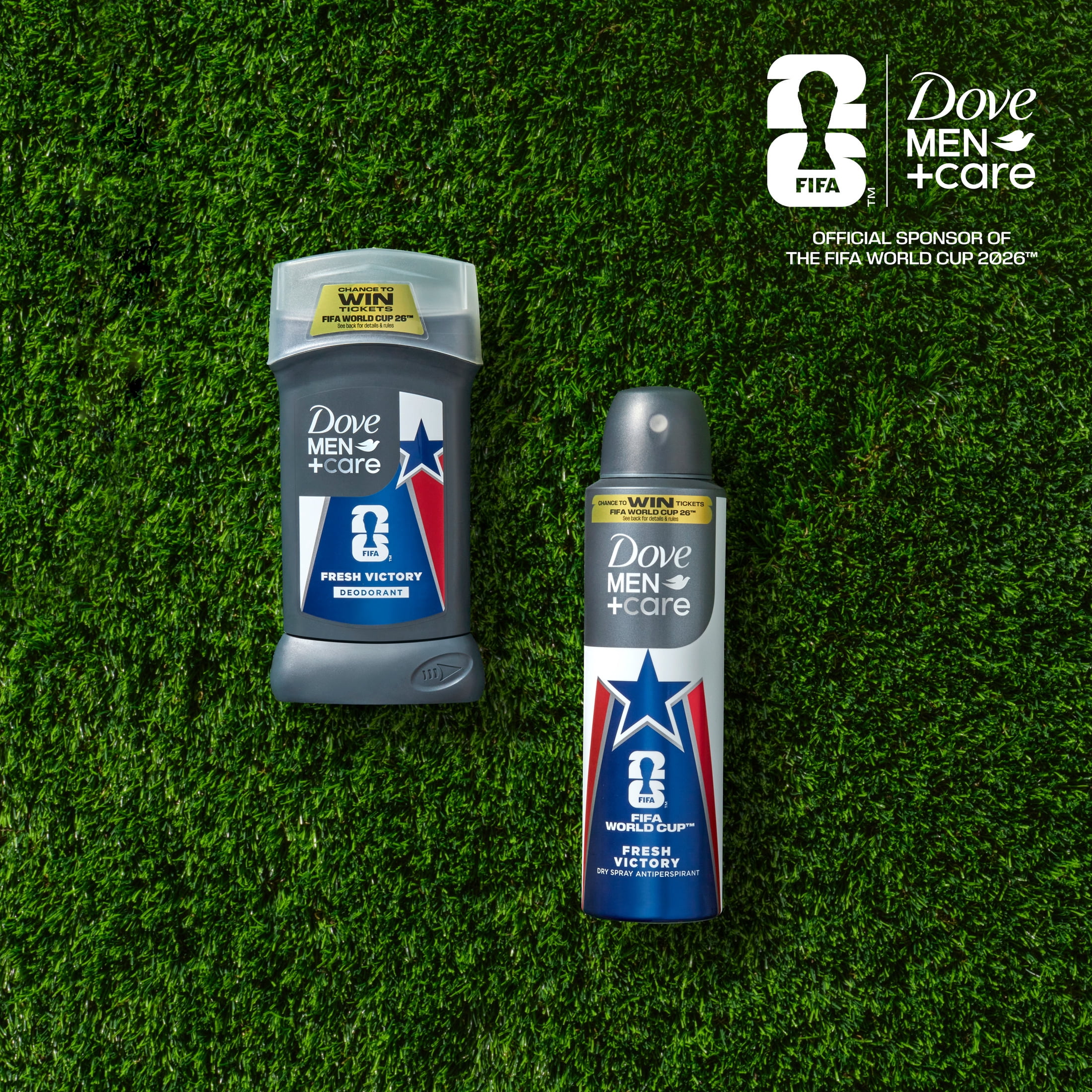 Dove Men+Care Deodorant Stick for 72H Protection Fresh Victory Neutralizes Odor, 3.0 oz