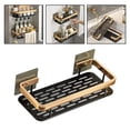 thumbnail image 3 of veasfak Adhesive Shower aluminum Shampoo Holder Rustproof Storage Rack for Toilet 1Pc Set, 3 of 9