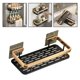 thumbnail image 3 of Montado en la pared Adhesivo Sin perforaciones Champú Acondicionador Titular Estante de almacenamiento para cocina Baño Lavabo Baño , 1 pieza Sunnimix Estante de baño, 3 of 8
