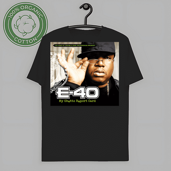 RARE E-40 My Ghetto Report Card Men's Black T-Shirt Size S-5XL-TH60928