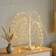 thumbnail image 6 of 20" LED Weeping Willow Tree with Colorful Lights - Battery/USB Operated Lighted Twig Tree for Indoor/Outdoor Wedding, Party, Garden & Home Decor, 6 of 8