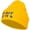 Yellow, variant on Sweden SWE Flag Embroidered Long Beanie - Yellow OSFM