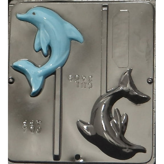 3409 Dolphin Lollipop Chocolate Candy Mold