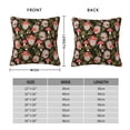 thumbnail image 2 of Pofeuu Edgehog and Mushrooms Print Double-sided plush pillowcase Square Throw Pillow Covers Pillows Cover for Living Room Bedroom Sofa Couch Cushion Cover（No pillow core）-20"x20", 2 of 7