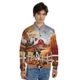 thumbnail image 4 of Thanksgiving Boston Terrier Pilgrim Grateful, Thankful, Blessed Fall Welcome All Over Print 3D Baseball Jacket Gentleman Dog Lover Gifts Bomber Jacket Softball - 00021, 4 of 6