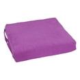 thumbnail image 3 of Blazing Needles Set of 4 Indoor Microsuede Chair Cushions, Ultra Violet, 3 of 4
