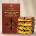 thumbnail image 3 of Gifteay Dubai Chocolate Bars Variety Pack, Belgian Chocolate with Crispy Kadayif Filling – Gourmet Middle Eastern Chocolate, 200g (7 oz) | Dubai Milk Chocolate - 200g, 3 of 5