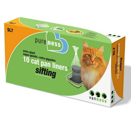 UPC: 0079441004199 | Pureness Sifting Cat Litter Box Liners  Extra-Giant  10 Pack