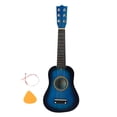 thumbnail image 1 of Guitarra acústica de madera de 21 pulgadas para niños, juguete musical instrumental., 1 of 14