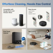 ECOVACS DEEBOT T30S AI Care Robot Vacuum and Mop - AI Instant Re-mop, 11000Pa, ZeroTangle Technology, TruEdge Adaptive Edge Mopping, Hot Water Mop Washing, Self Refilling, Auto-Mop Lifting
