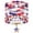 C, variant on Lumifun 6 PCS 4th of July Patriotic Bracelets 7.3 inches, Independence Day Red White and Blue American Flag Stretch Bracelets, Jewelry Gifts for Teens Women