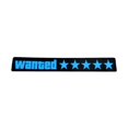 thumbnail image 4 of Windshield Electric 5stars Wanted Car Led Ice Blue Lights Up Window Stickers For Jdm Glow Panel Dec, 4 of 5